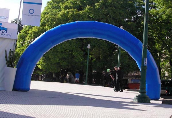 alquiler de inflable arco de maraton arco de llegada arco de salida