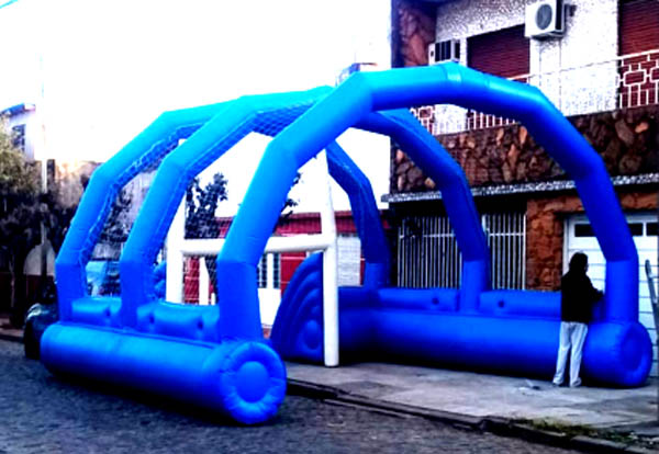 alquiler de inflable arco de penales penal show