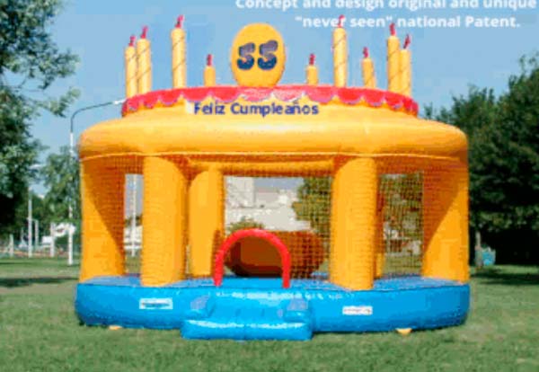 alquiler de inflable infantil la torta gigante